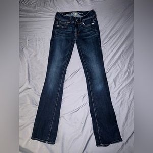 American Eagle Outfitter Super Stretch Boot Cut Denim Jeans (Dark Wash)